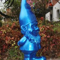Blauer Klaus/ großer Gartenzwerg   60 cm – Bild 2